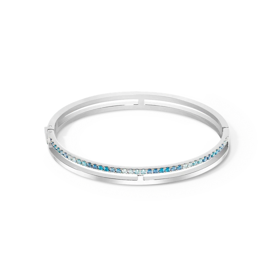 coeur-de-lion-eternal-unity-armreif-silber-blau image 1