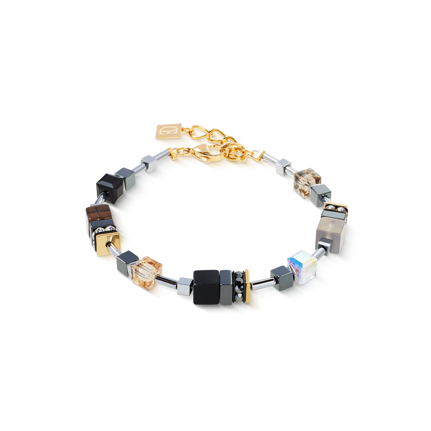 coeur-de-lion-geocube-precious-motion-armband-stone-whisper-gold image 1