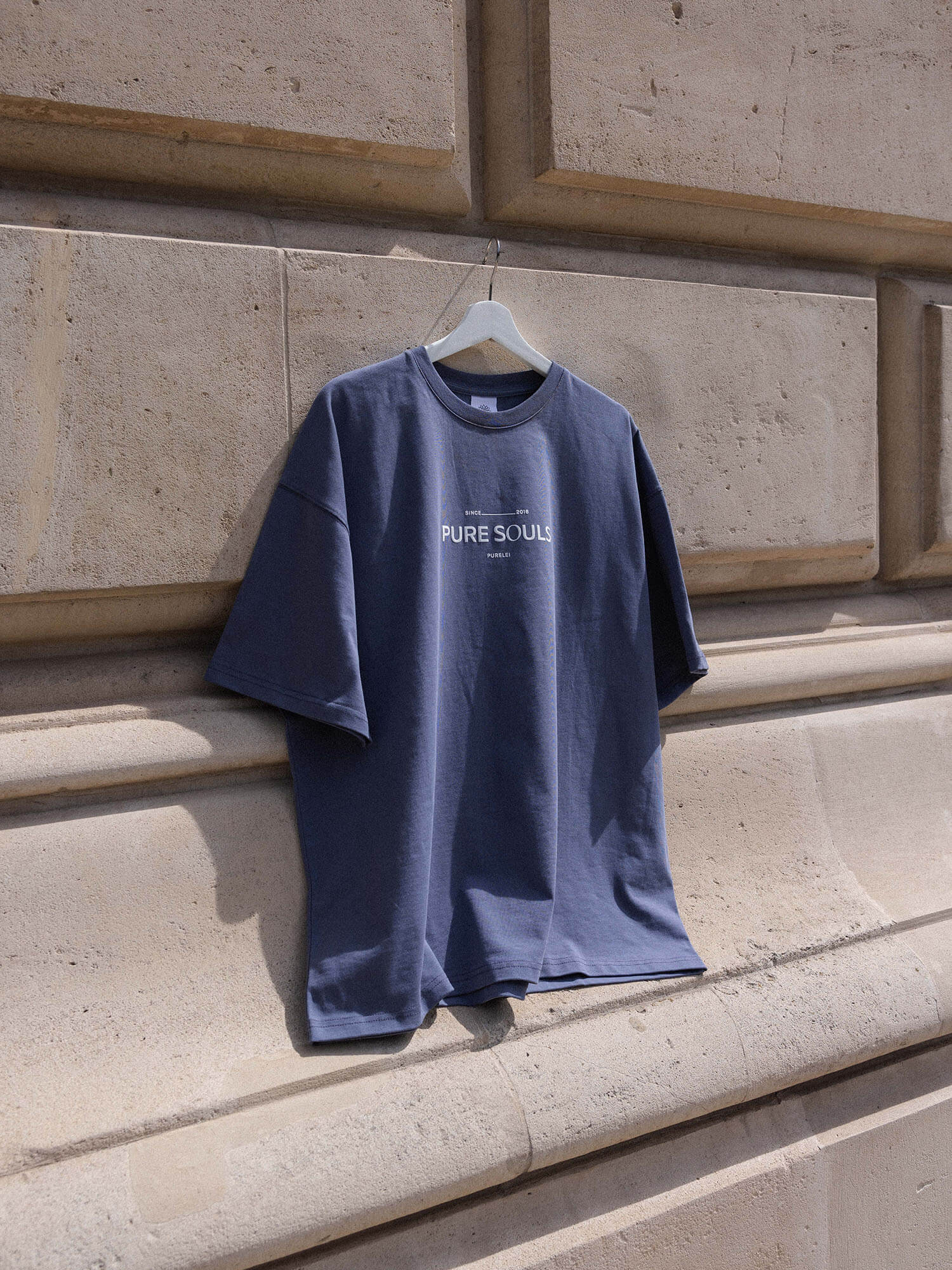 purelei-t-shirt-pure-souls-dark-blue-heavy-weight image 7
