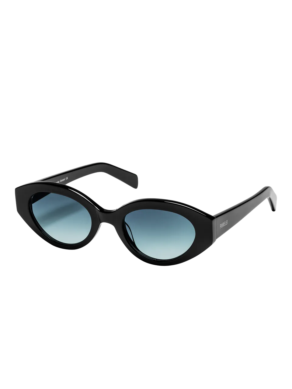 purelei-sun-soaker-sonnenbrille-schwarz-oval-uv400 image 1