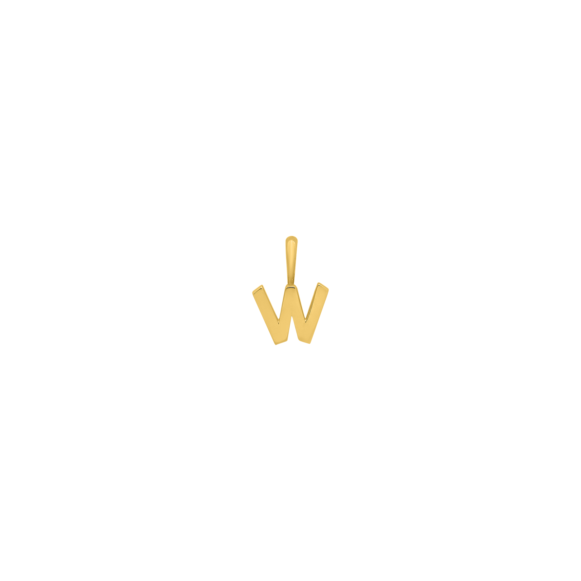 xenox-fine-w-letter-anh-nger-585-gelbgold-initial-anh-nger-zum-kombinieren image 1