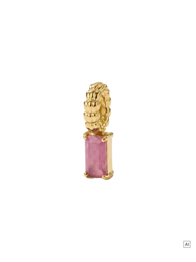 purelei-lei-geburtsstein-charm-juli-rubin-baguette-charm image 1