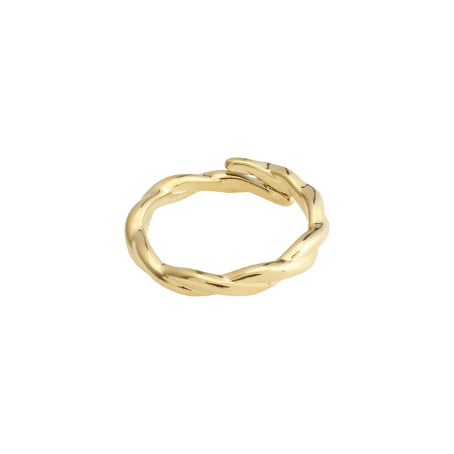 pilgrim-lulu-twirl-stacking-ring-vergoldet image 1