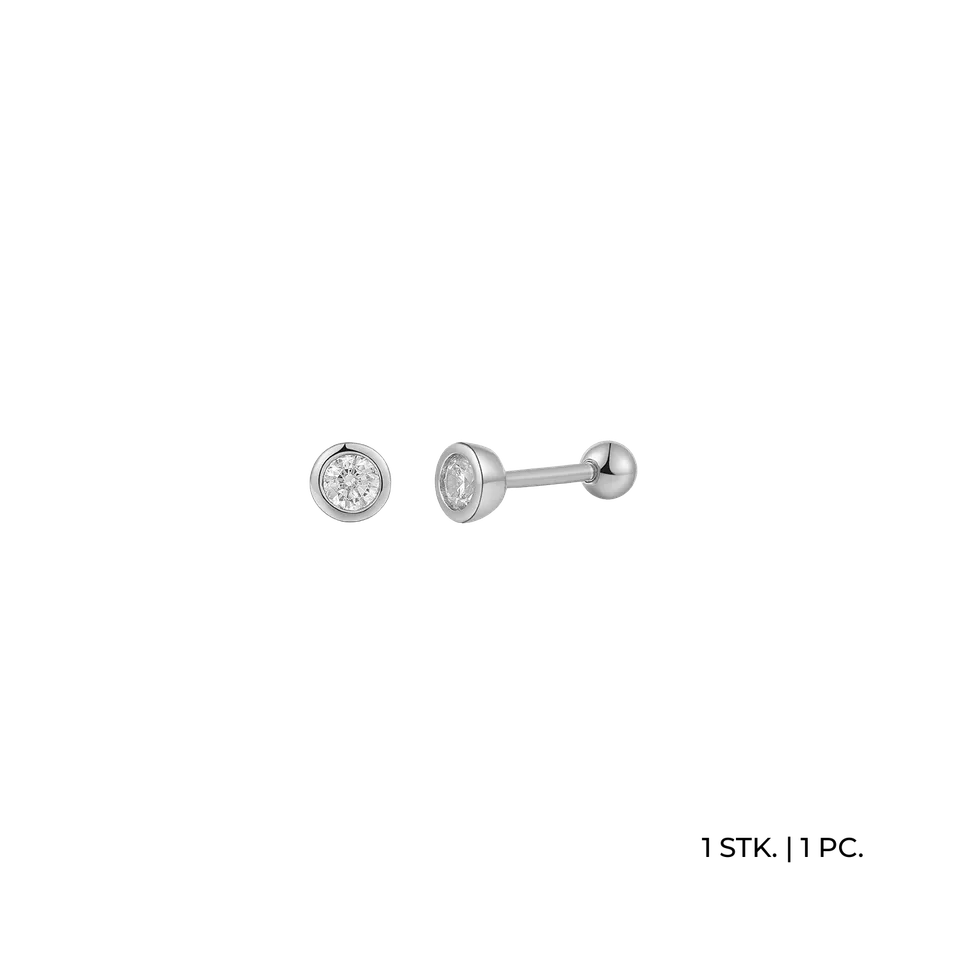 xenox-piercing-xs91466-aus-925-sterlingsilber-rhodiniert-mit-zirkonia image 1
