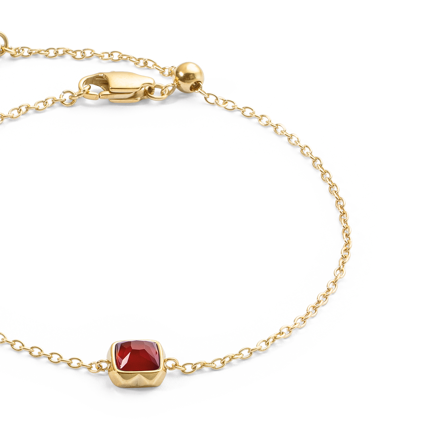 coeur-de-lion-birthstone-januar-armband-roter-achat-gold image 2