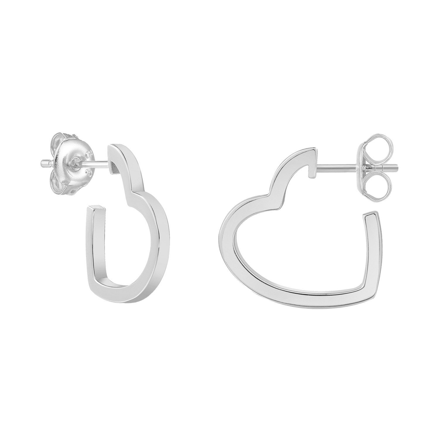 xenox-heart-creolen-925-sterlingsilber-herz-ohrringe-2 image 1