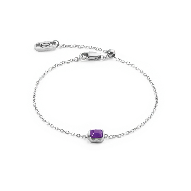 coeur-de-lion-birthstone-februar-armband-sugilith-silber image 1