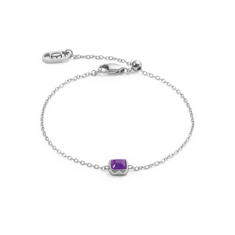 coeur-de-lion-birthstone-februar-armband-sugilith-silber image 1