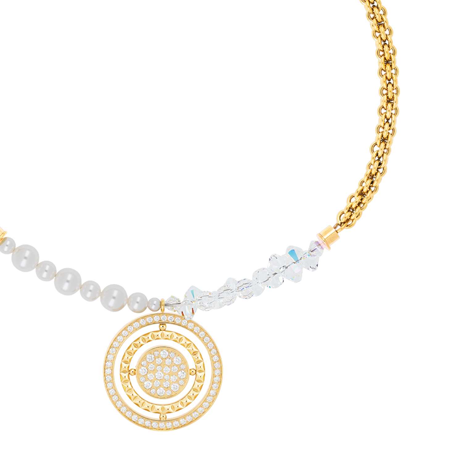 coeur-de-lion-halskette-amulett-fusion-sparkle-gold-35-mm-anh-nger-wei image 2