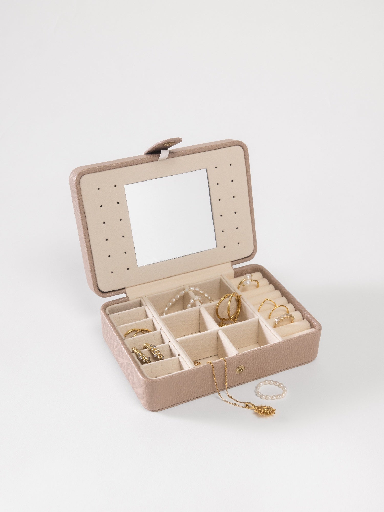 purelei-schmuck-reiseetui-taupe-travel-organizer-15x11x6-cm image 3