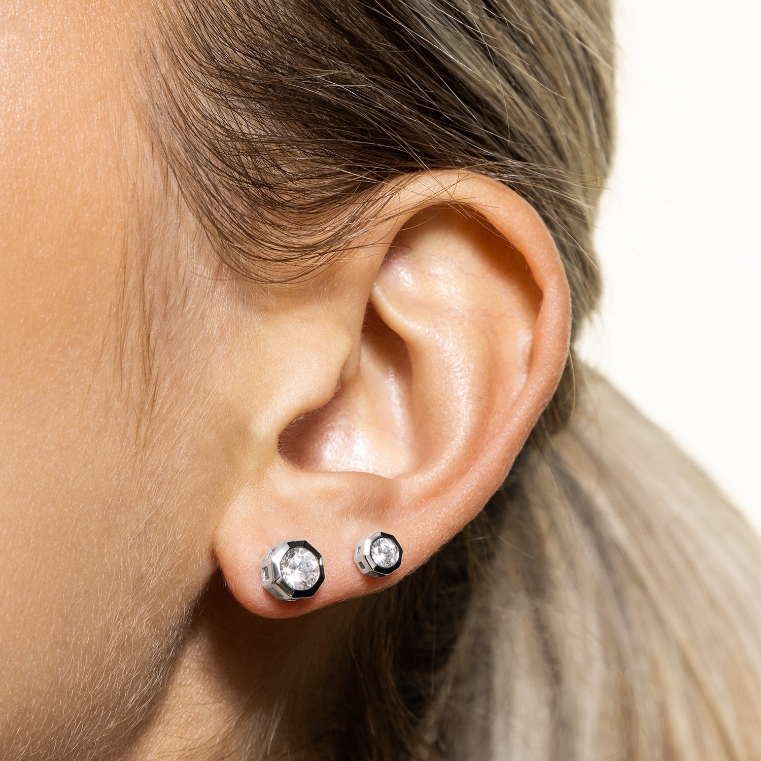xenox-pure-essentials-ohrringe-925-sterlingsilber-rhodiniert-mit-zirkonia-2 image 3