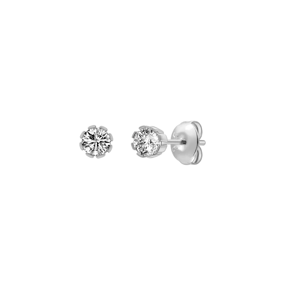 xenox-pure-essentials-ohrringe-925-silber-rhodiniert-zirkonia-xs10625 image 1