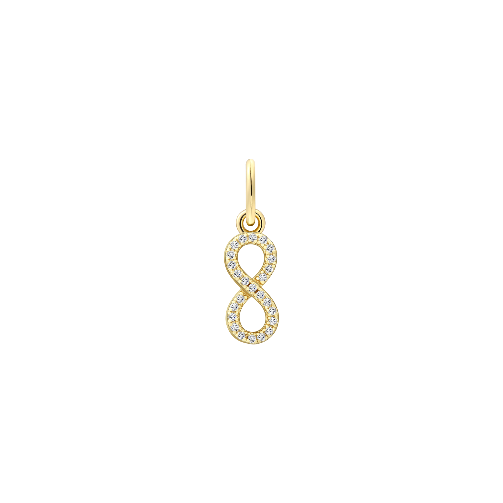 xenox-infinity-charm-925-sterlingsilber-rhodiniert-mit-zirkonia image 2