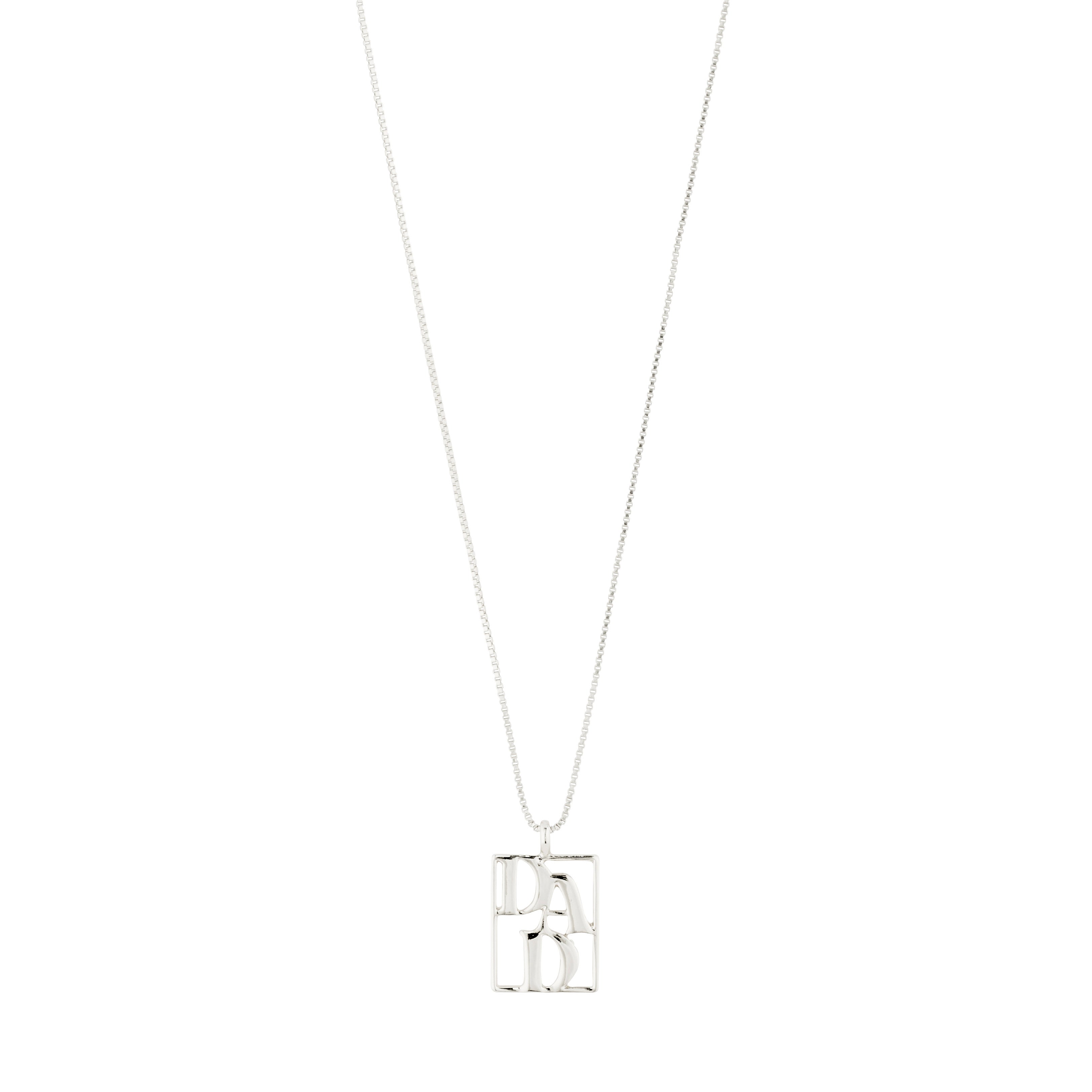 pilgrim-love-tag-dad-halskette-versilbert image 1