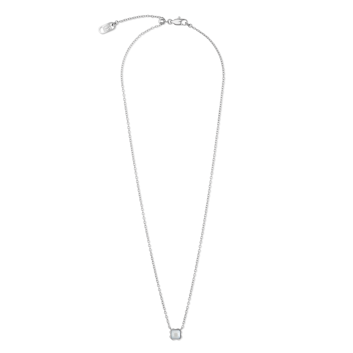 coeur-de-lion-birthstone-april-halskette-wei-er-quarz-silber image 1