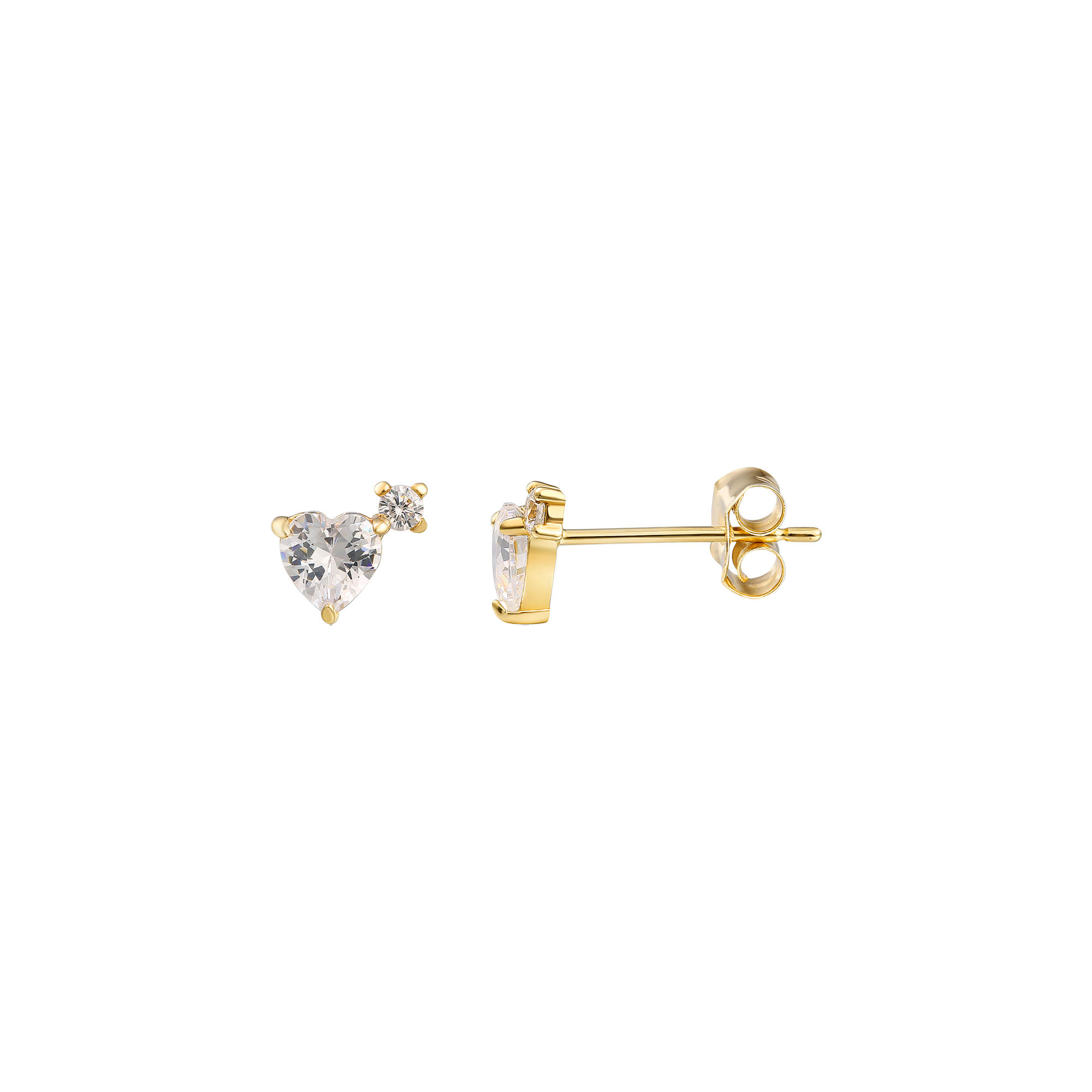 xenox-fine-ohrringe-585-gelbgold-mit-wei-en-zirkonia-2 image 1