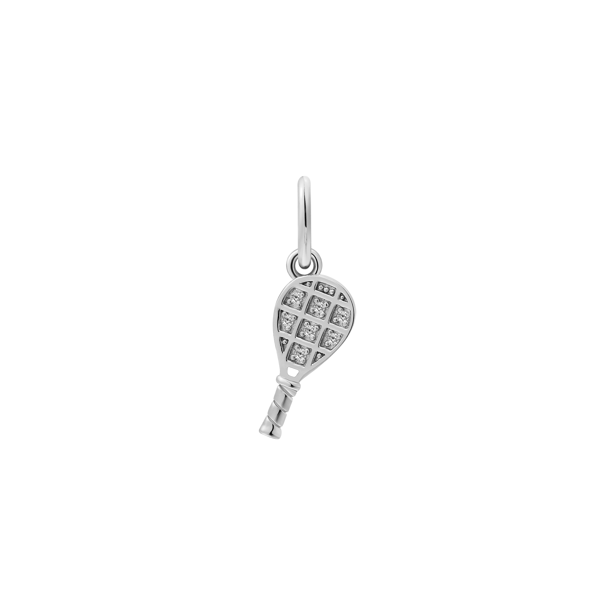 xenox-tennisschl-ger-charm-925-sterlingsilber-rhodiniert image 1
