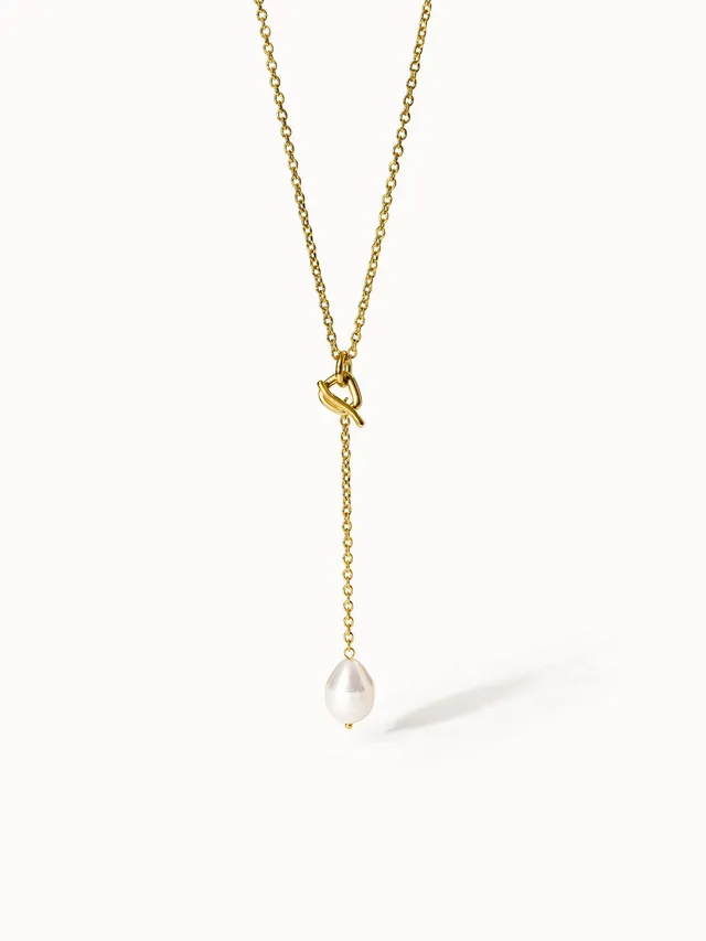 purelei-aloha-perlenkette-verstellbare-y-kette-40-45-cm-mit-perlen-anh-nger image 1