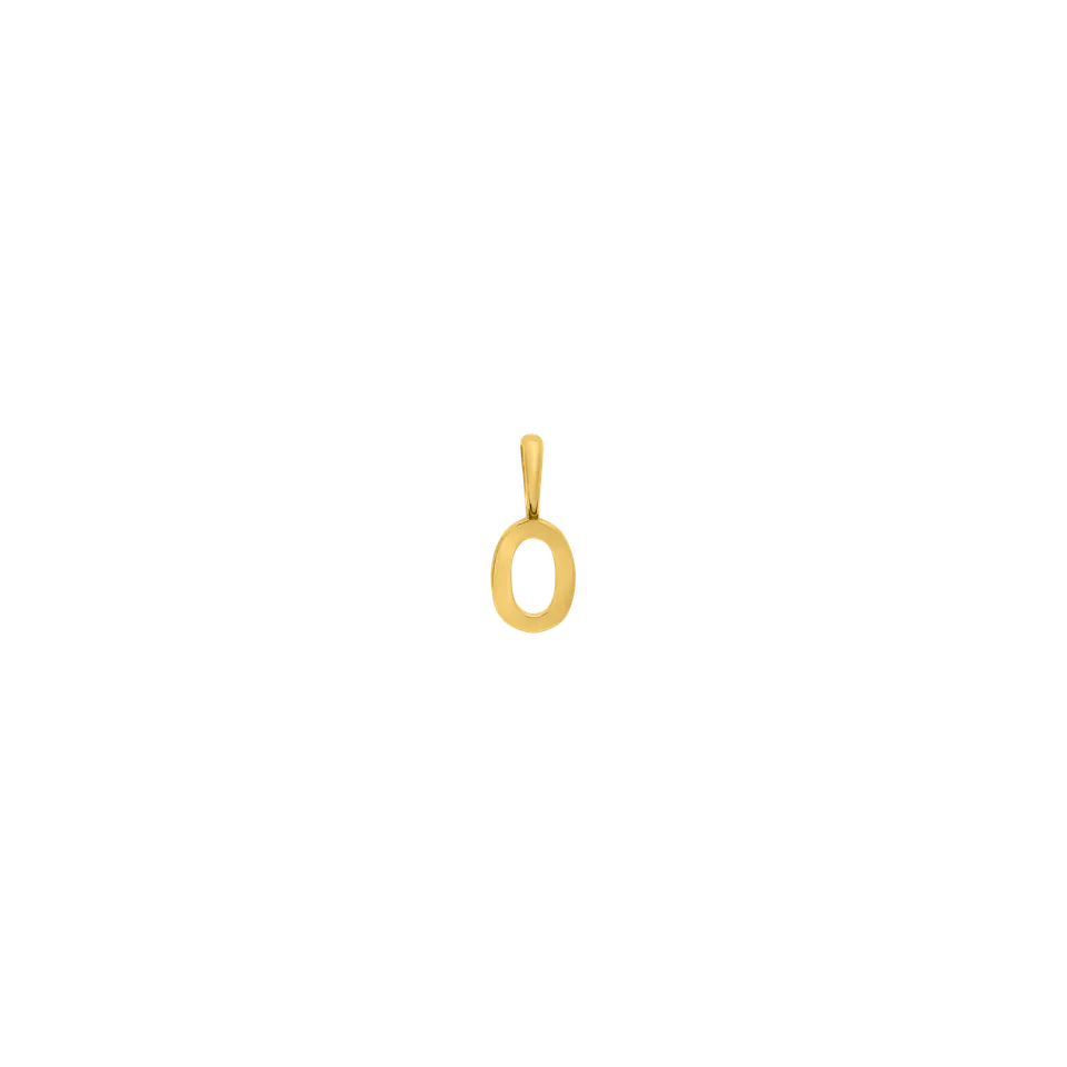 xenox-fine-o-letter-anh-nger-585-gelbgold-initial-anh-nger image 1