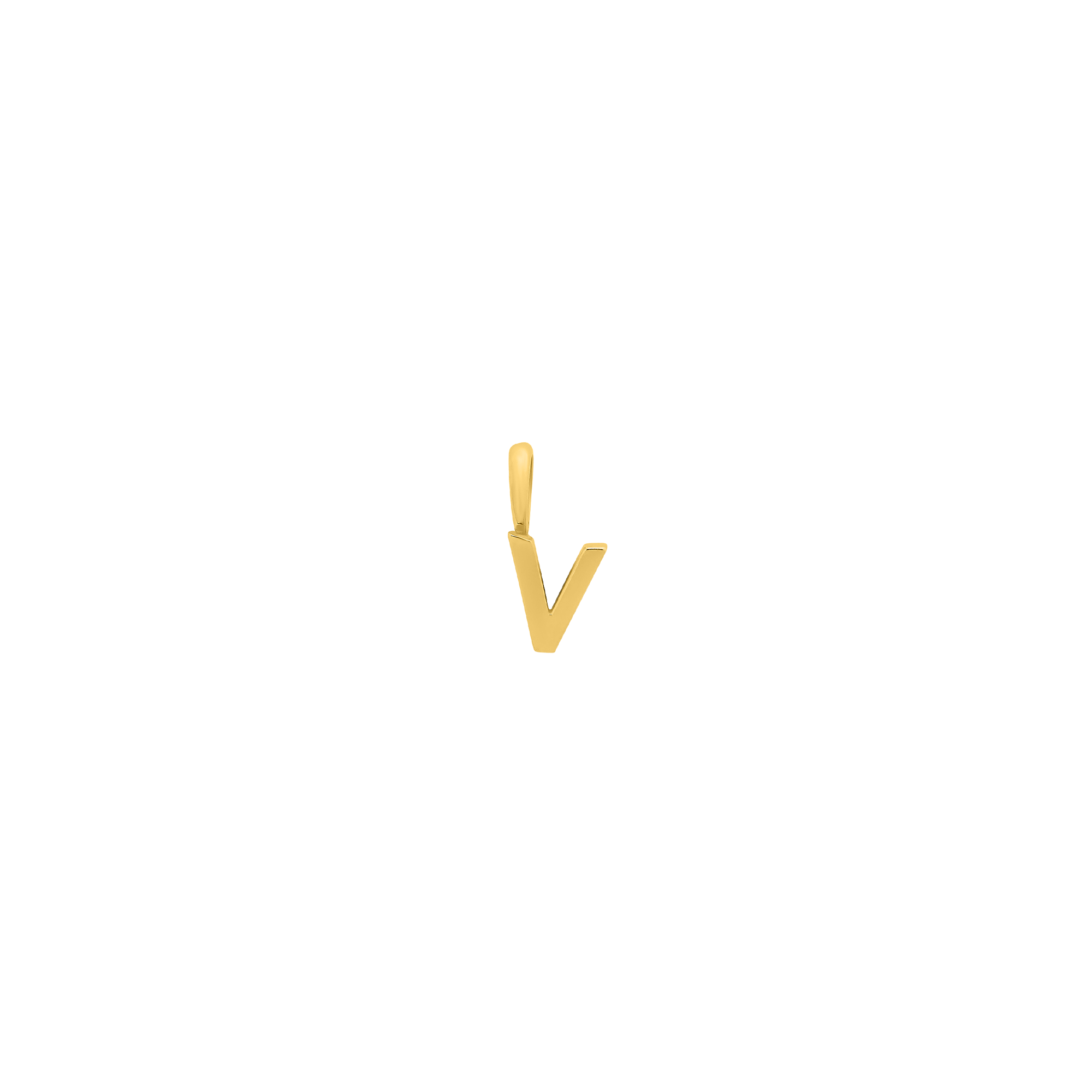xenox-fine-v-letter-anh-nger-585-gelbgold image 1