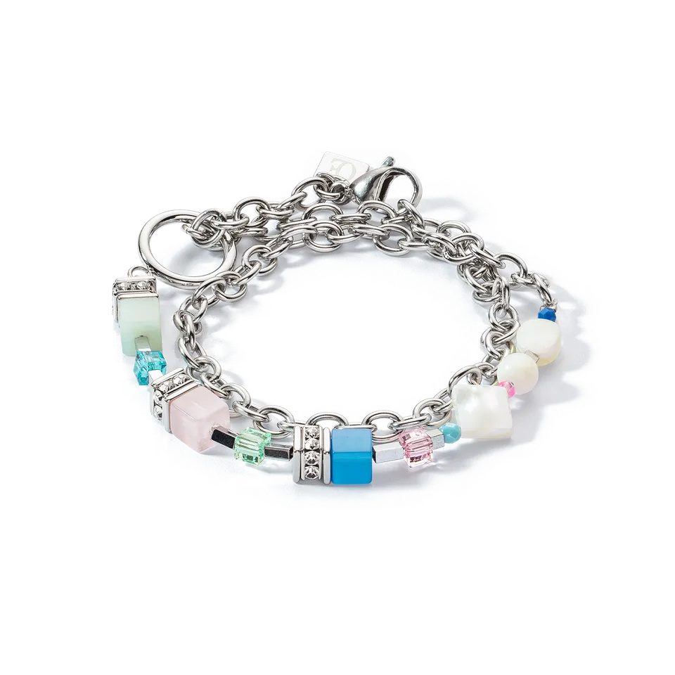 coeur-de-lion-geocube-fusion-armband-morning-dew-silber-multicolor image 1