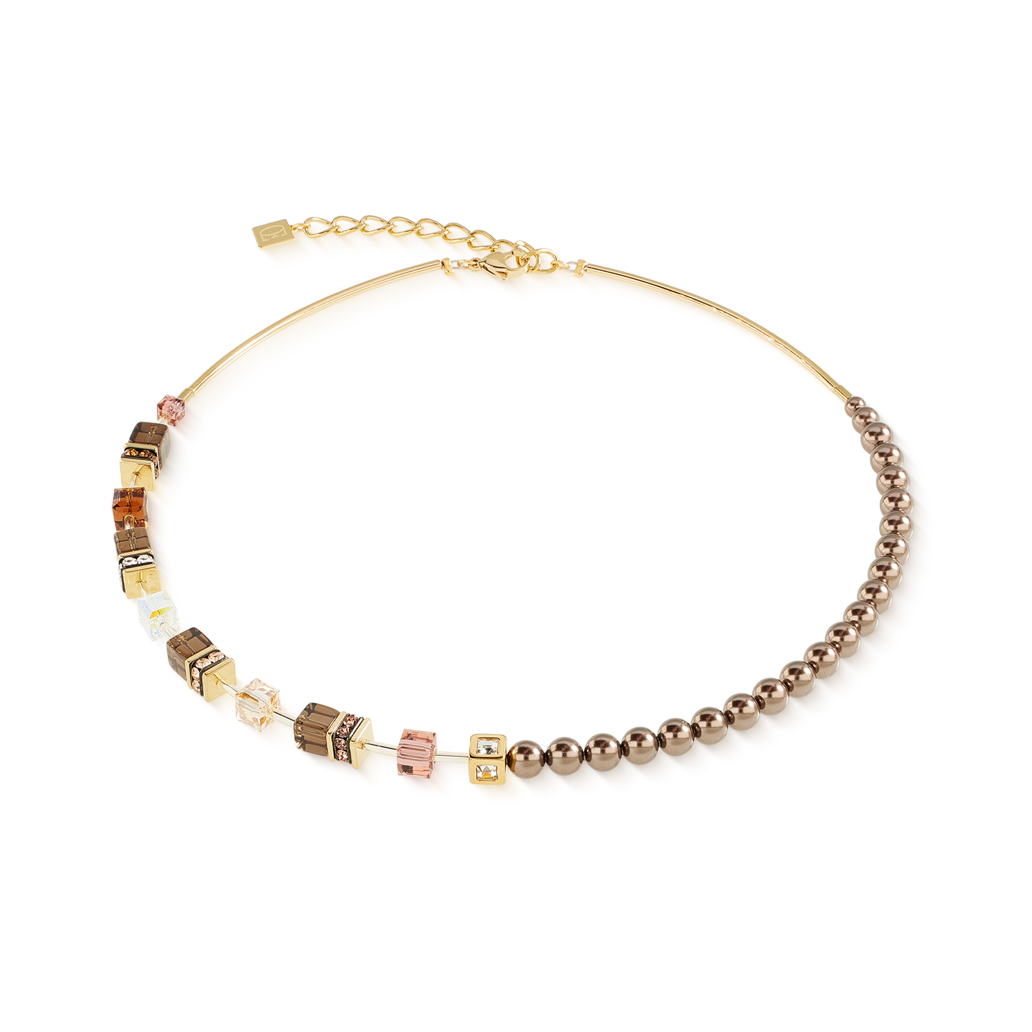 coeur-de-lion-geocube-precious-fusion-pearls-halskette-mocha-mousse image 1