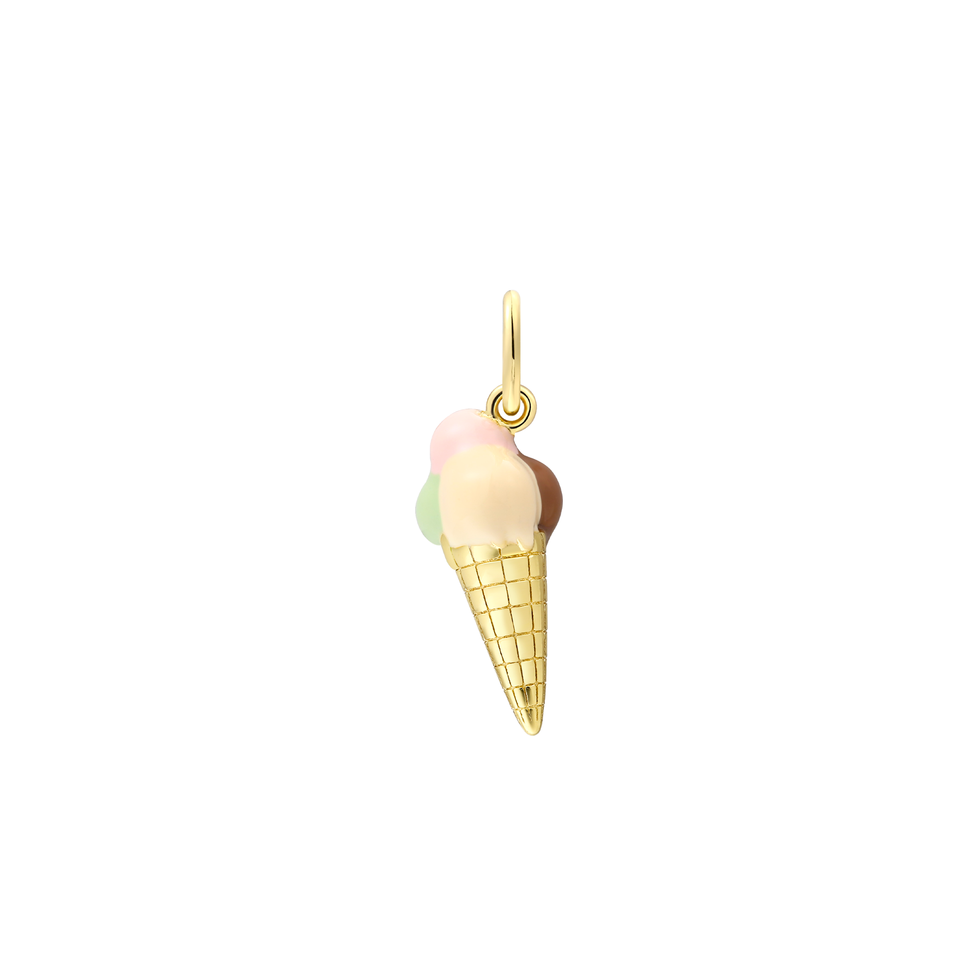 xenox-eis-charm-925-sterlingsilber-18k-vergoldet-anh-nger-eist-te image 1