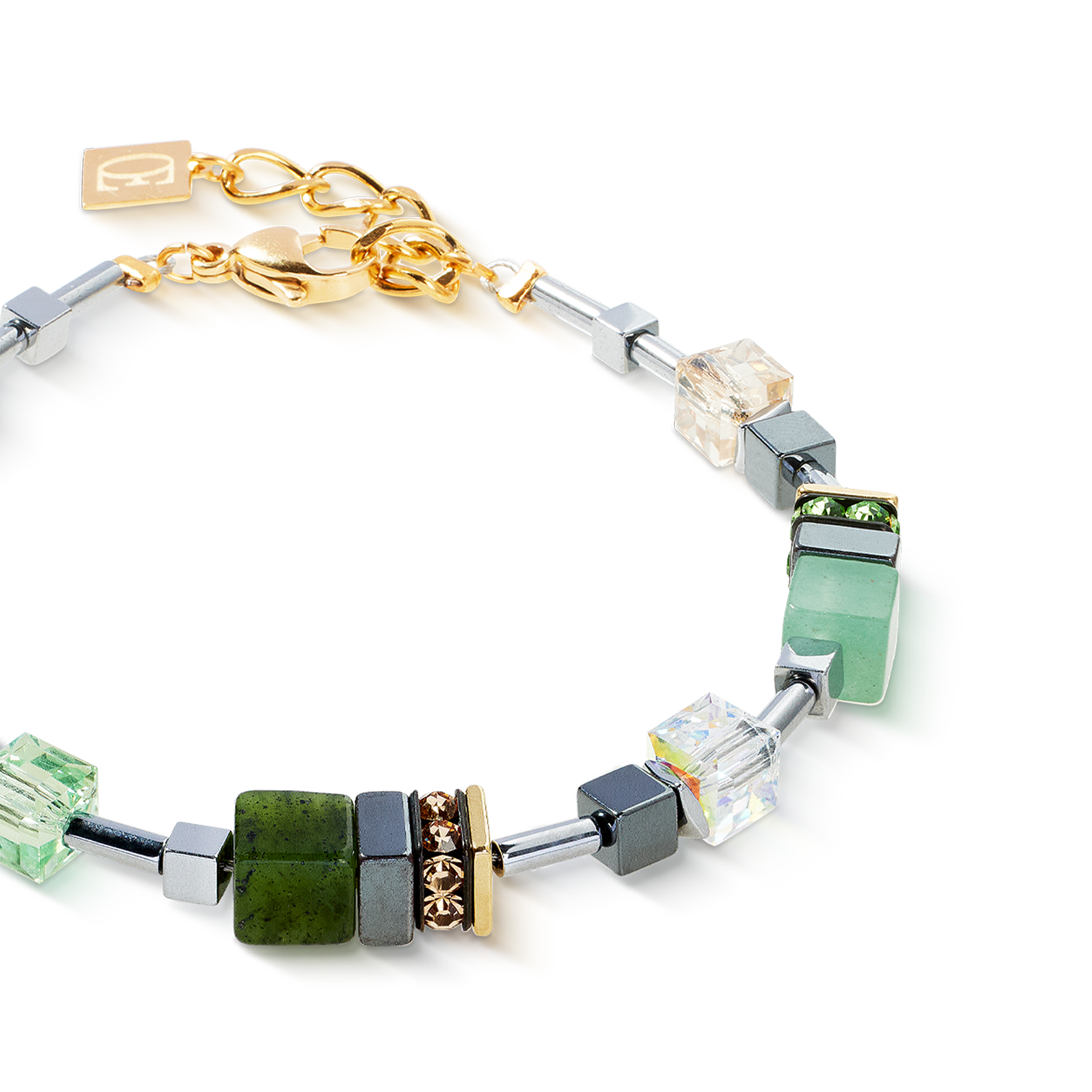 coeur-de-lion-geocube-precious-motion-armband-forest-light-gold image 2