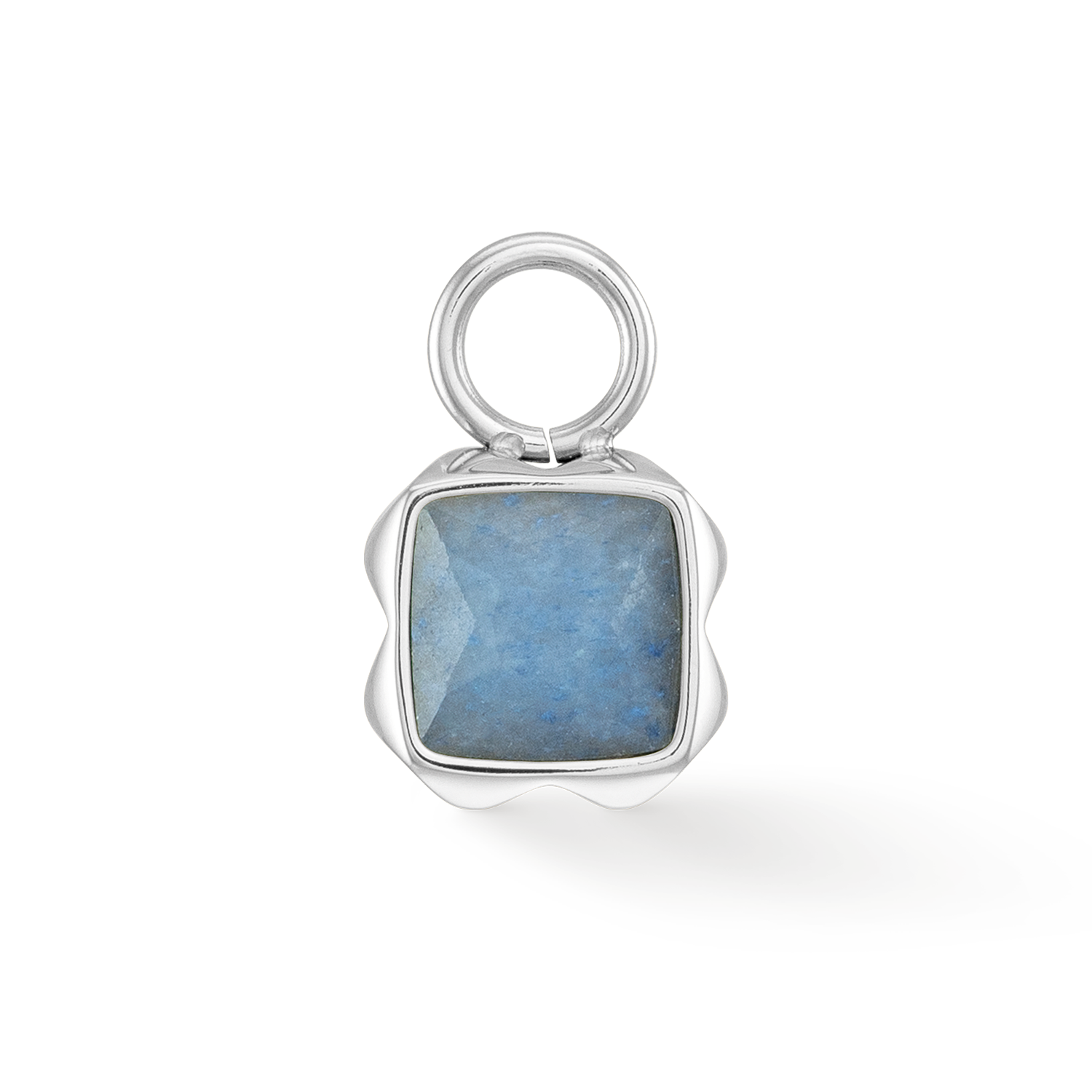 coeur-de-lion-birthstone-m-rz-charm-blauer-aventurin-silber-1-cm image 2