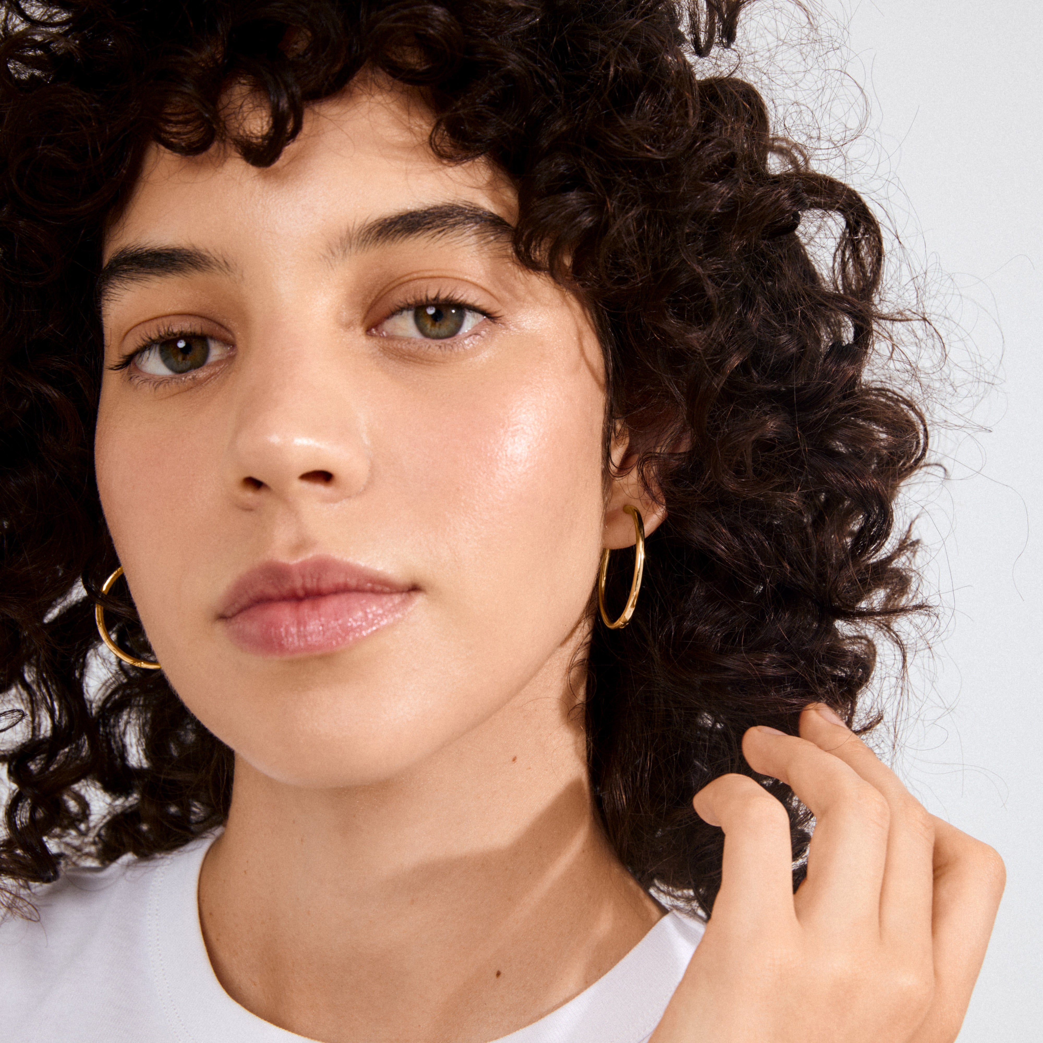 pilgrim-eanna-maxi-hoops-goldplattiert-mit-click-verschluss image 2