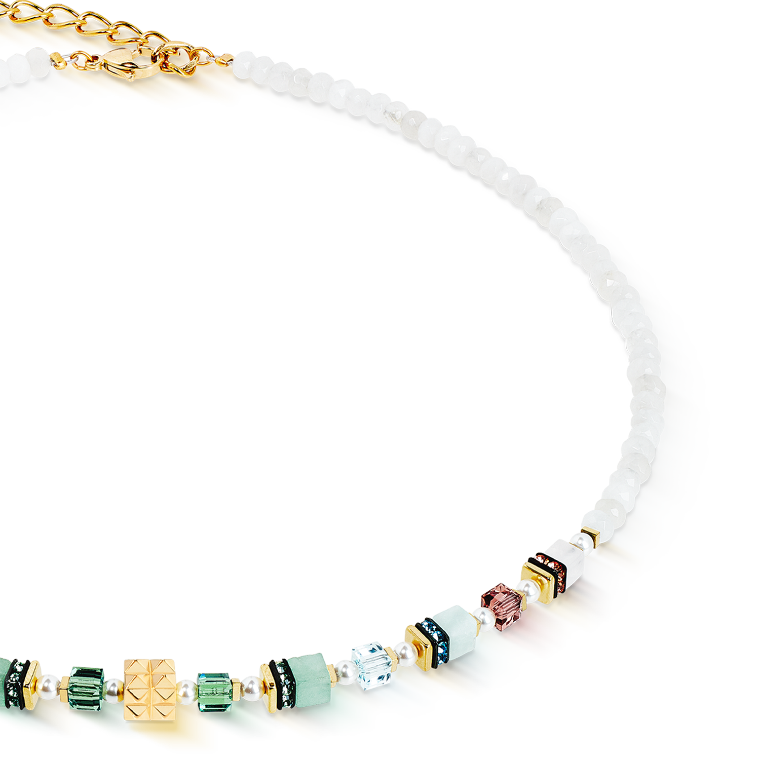 coeur-de-lion-halskette-sparkling-princess-spikes-gold-art-nouveau image 2