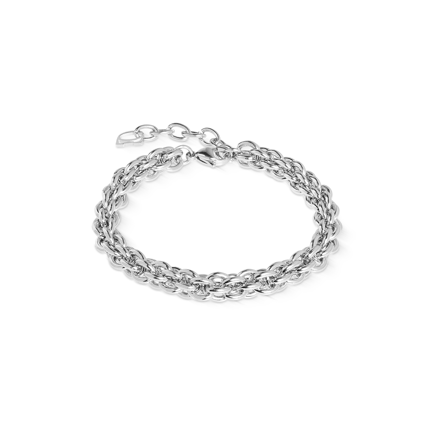 coeur-de-lion-mesh-chain-classic-armband-silber image 1