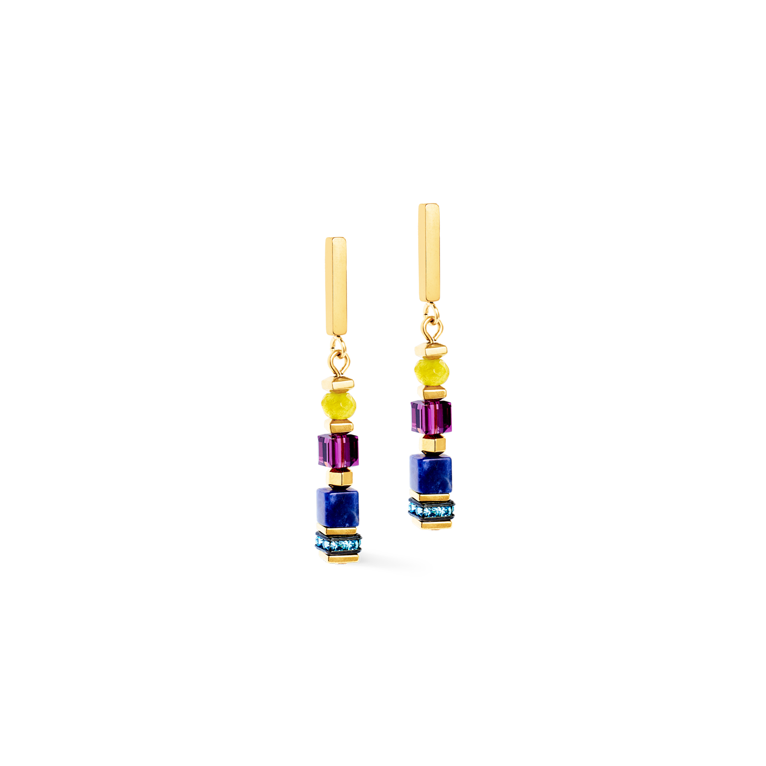 coeur-de-lion-wave-precious-flow-ohrringe-gold-energy-edelstein image 1