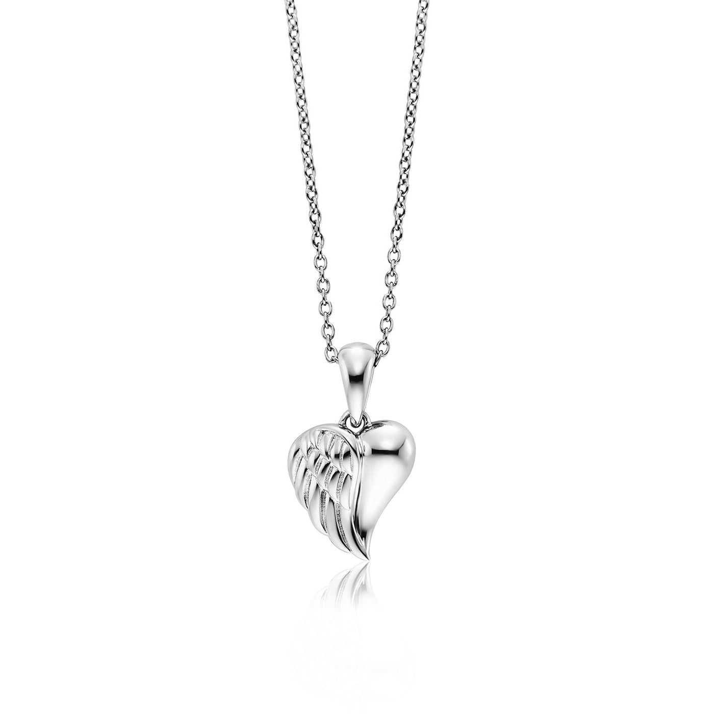 julie-julsen-kids-kette-mit-anh-nger-heartwing-silber-925-rhodiniert image 1