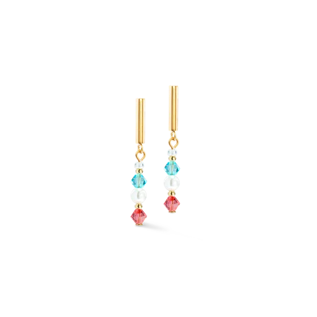 coeur-de-lion-princess-pearls-ohrringe-gold-rainbow image 1