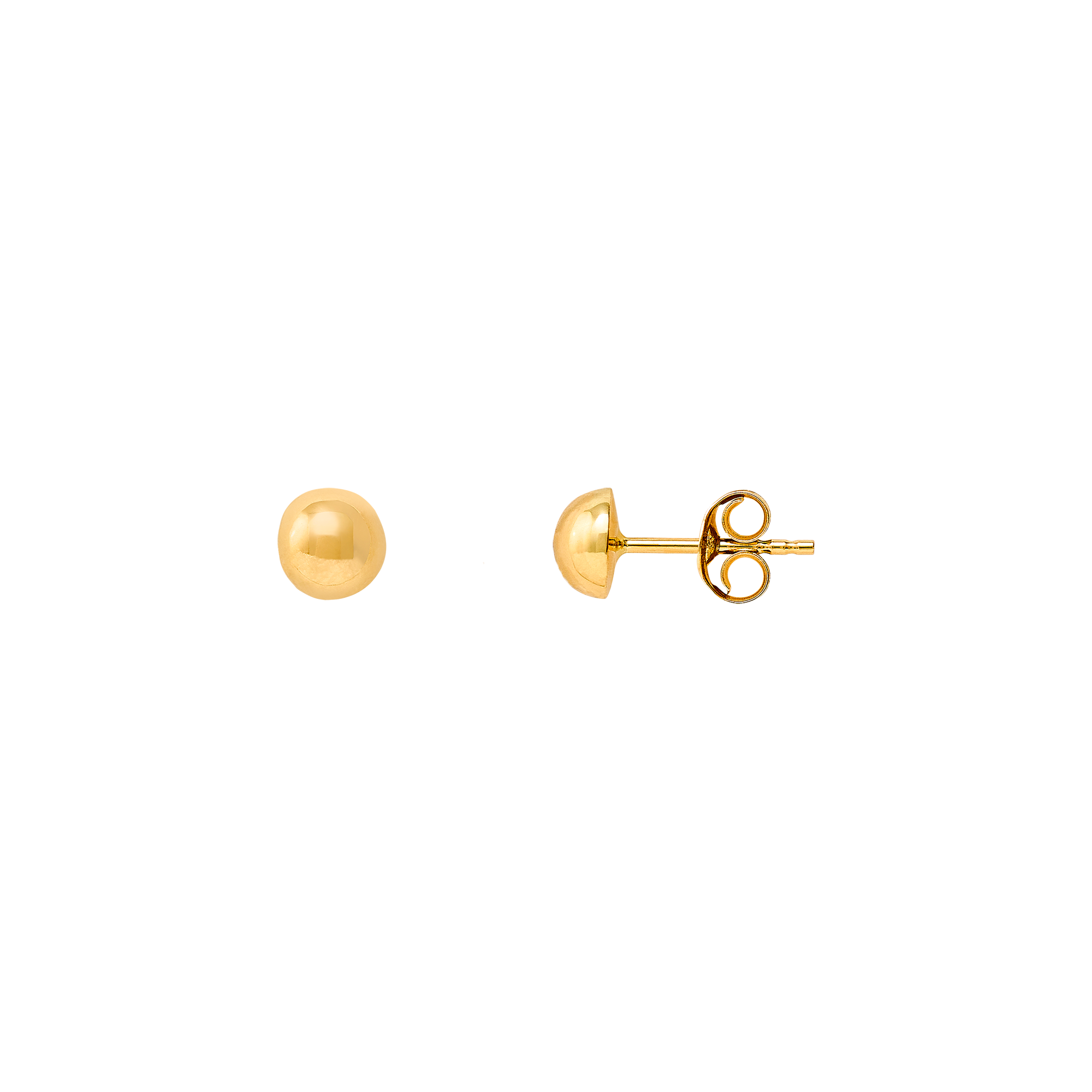 xenox-fine-ohrstecker-585-gelbgold-schlicht image 1