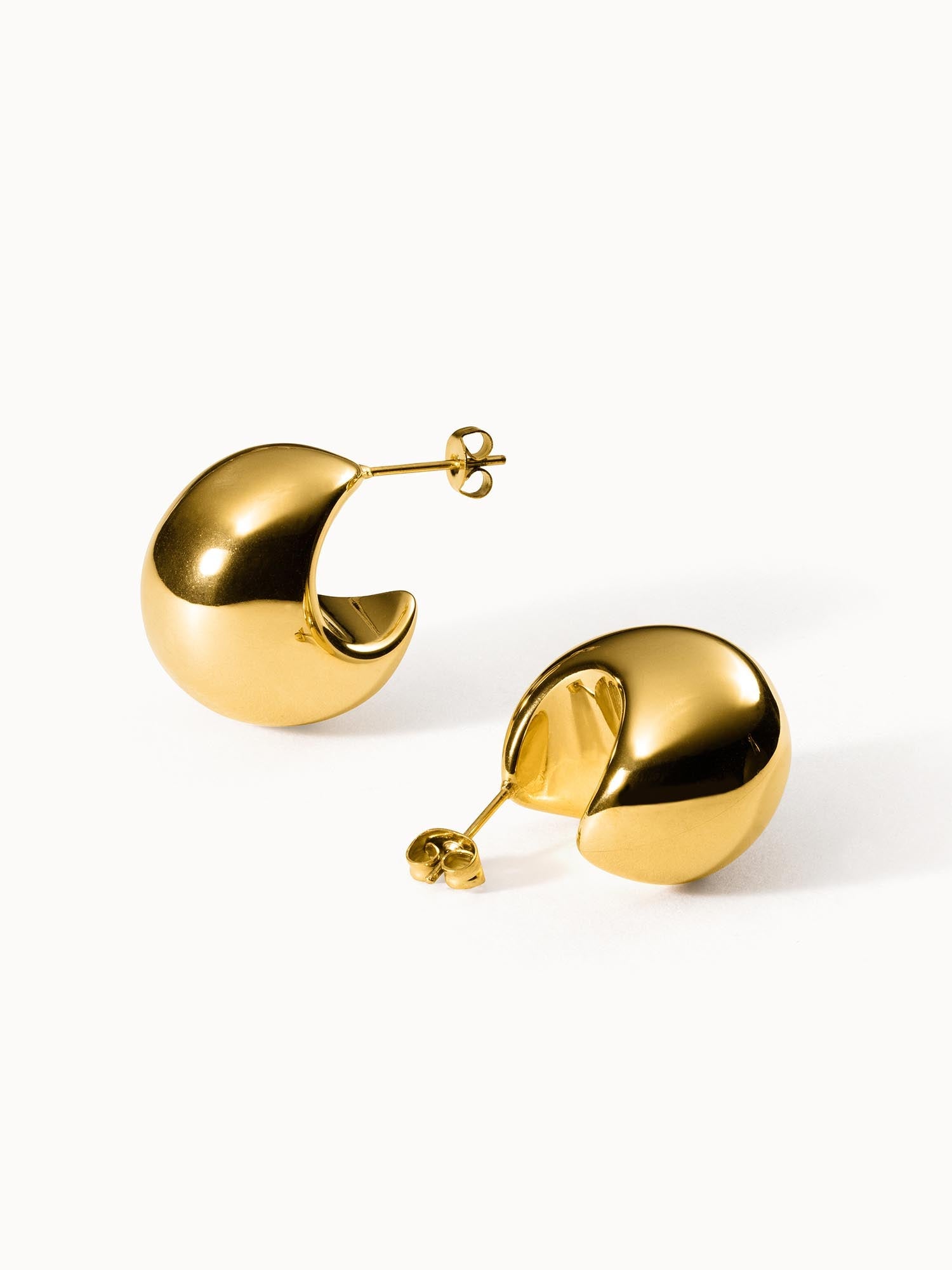 purelei-moonshine-ohrringe-breite-creolen-23-mm-in-gold-silber-ros-gold image 1