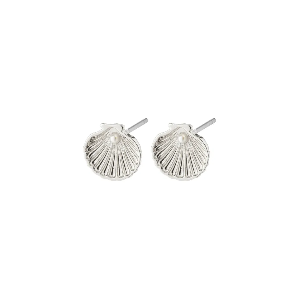 pilgrim-opal-muschel-ohrstecker-silber-plated image 1