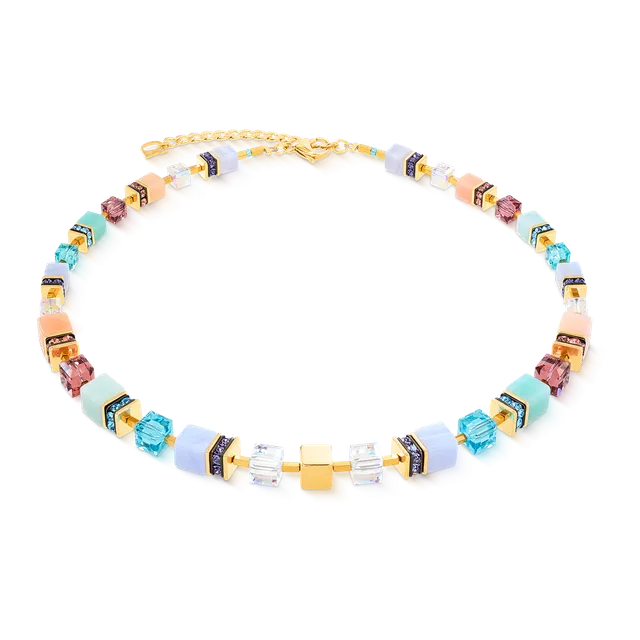 coeur-de-lion-geocube-precious-statement-halskette-art-nouveau-multicolor image 1