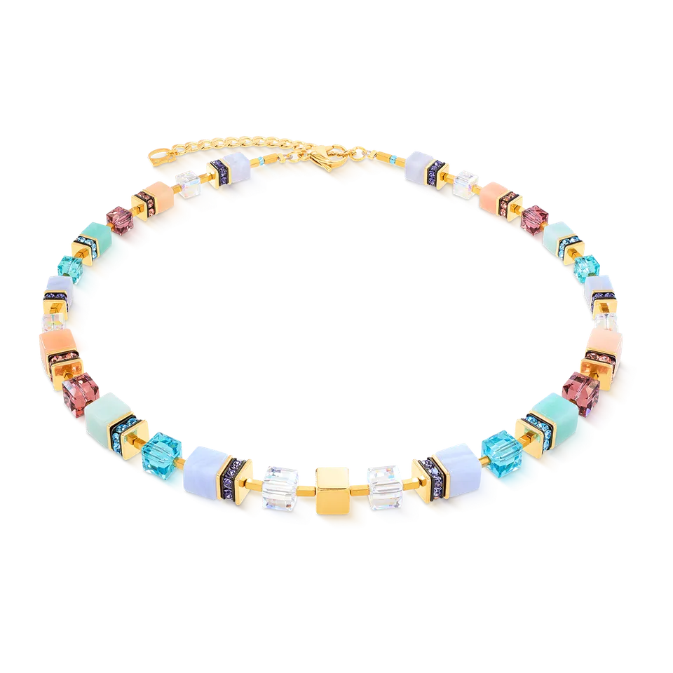 coeur-de-lion-geocube-precious-statement-halskette-art-nouveau-multicolor image 1