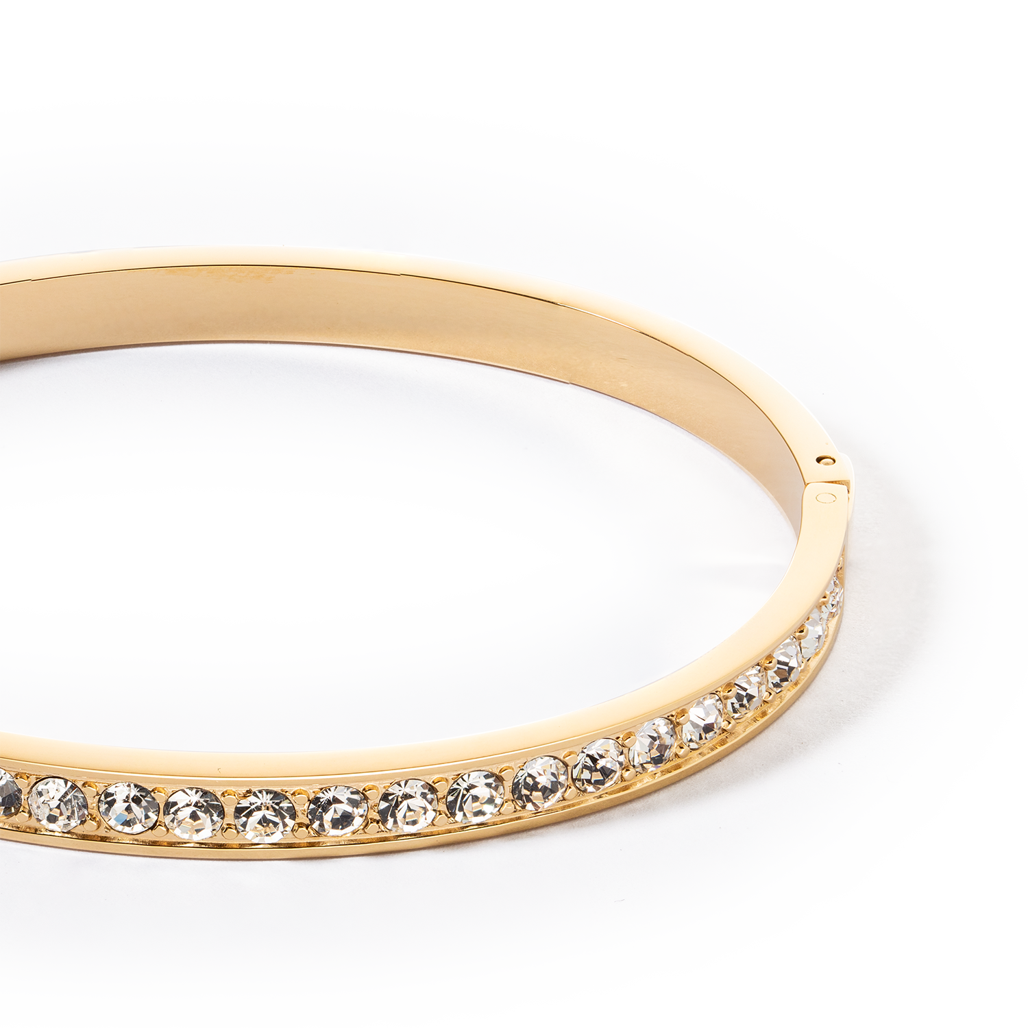 coeur-de-lion-armreif-edelstahl-kristalle-gold-kristall-19-cm image 2