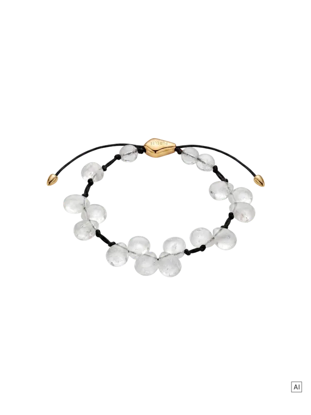 purelei-clarity-armband-bergkristall-perlen-mit-schwarzem-band image 1