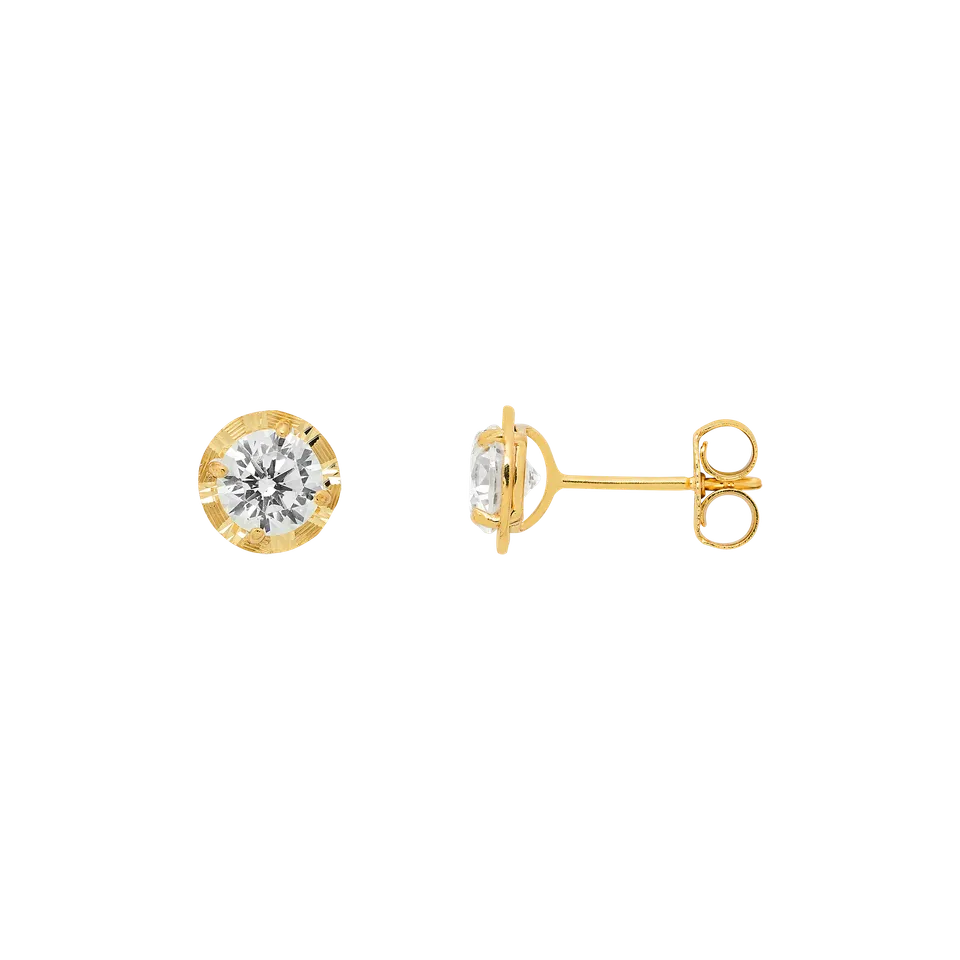 xenox-fine-ohrringe-585-gelbgold-mit-zirkonia-xg14k6092g image 1