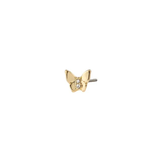 pilgrim-olympia-einzel-ohrring-goldplattiert-schmetterling image 1