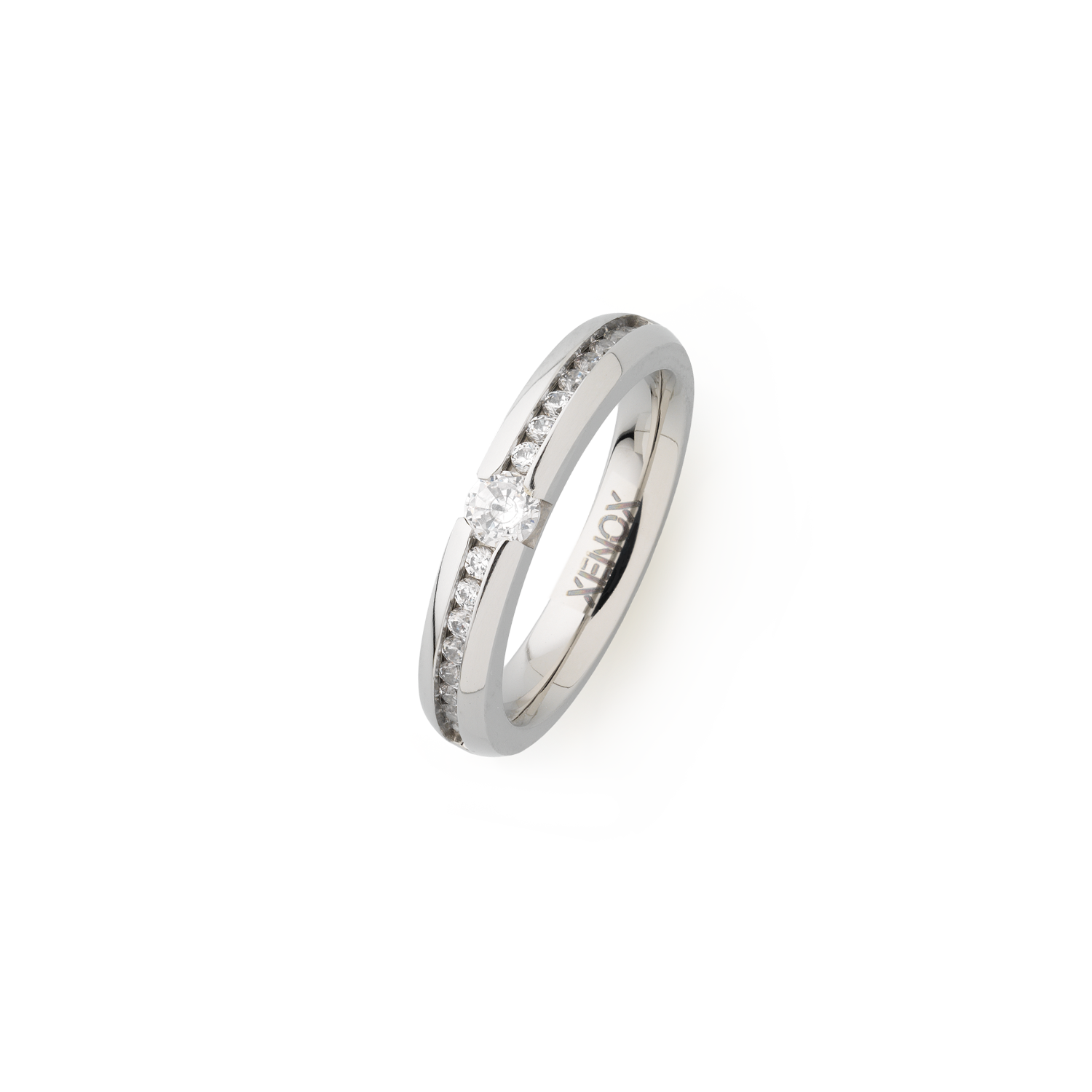 xenox-partnerring-edelstahl-mit-zirkonia-steinen image 1