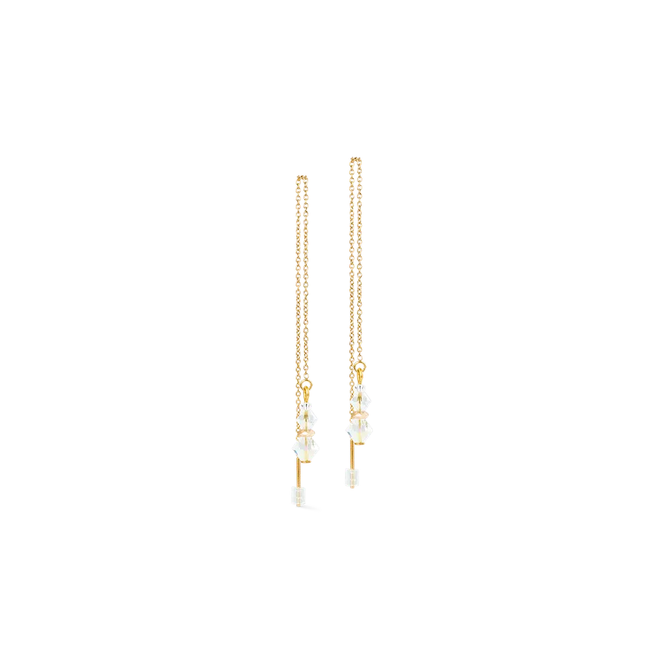 coeur-de-lion-dancing-crystals-pure-ohrringe-gold-kristall-chain image 1