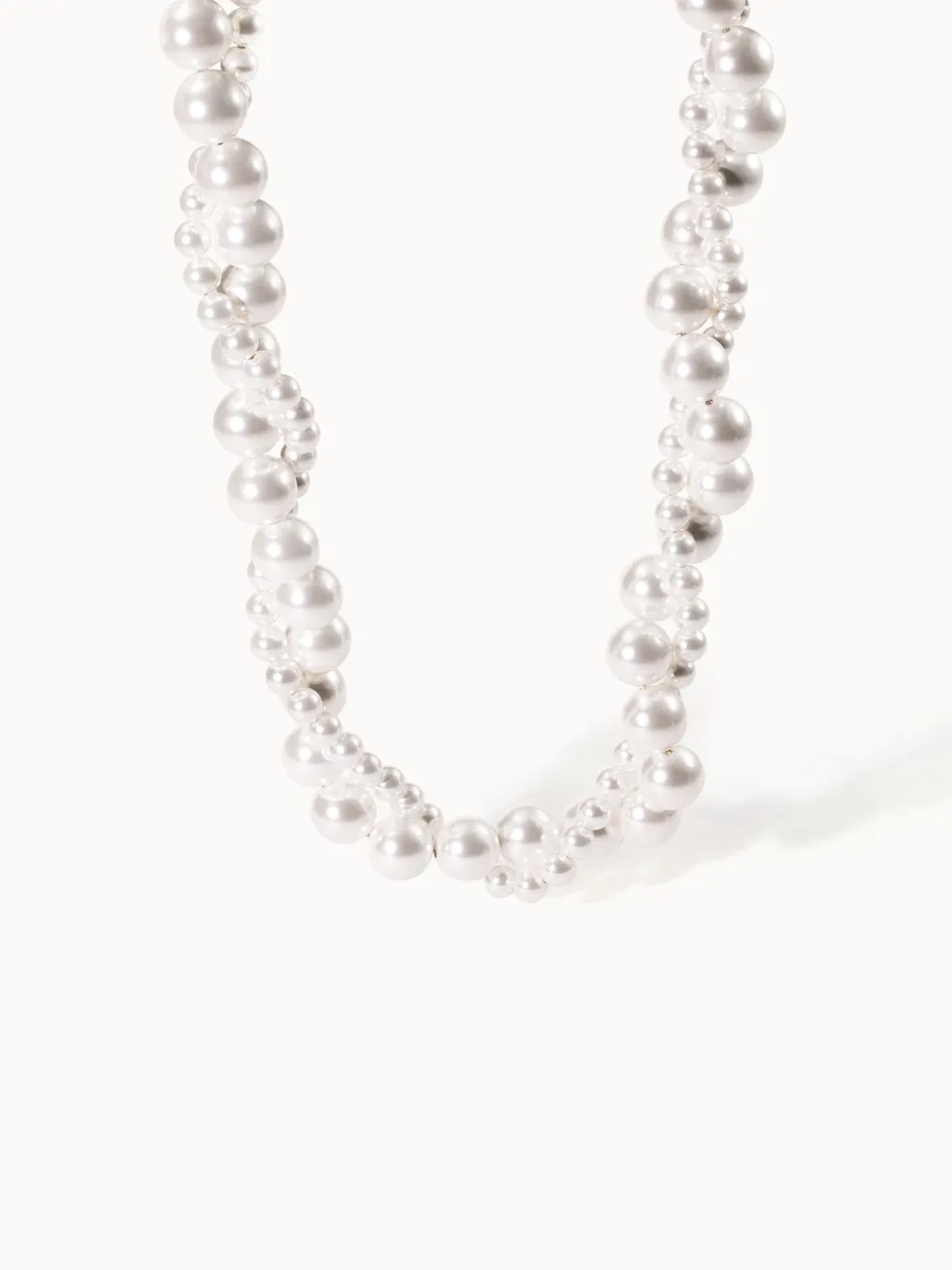 purelei-pearl-elegance-kette-zweireihig-muschelperle-40-45-cm image 1