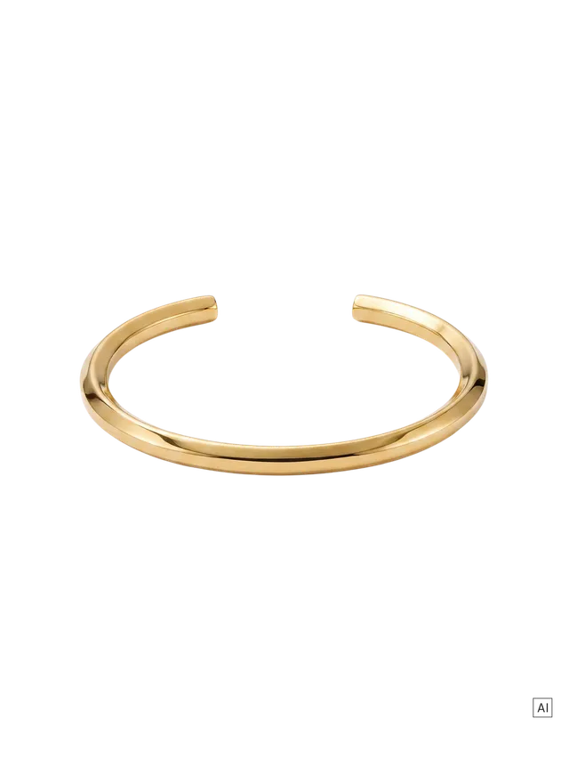 purelei-salt-line-armcuff-hexagon-armreif-verstellbar image 1