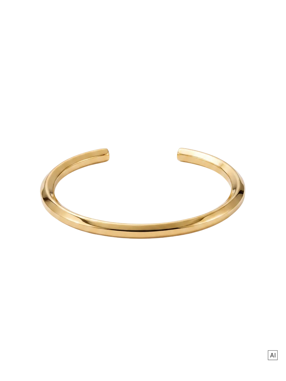 purelei-salt-line-armcuff-hexagon-armreif-verstellbar image 1