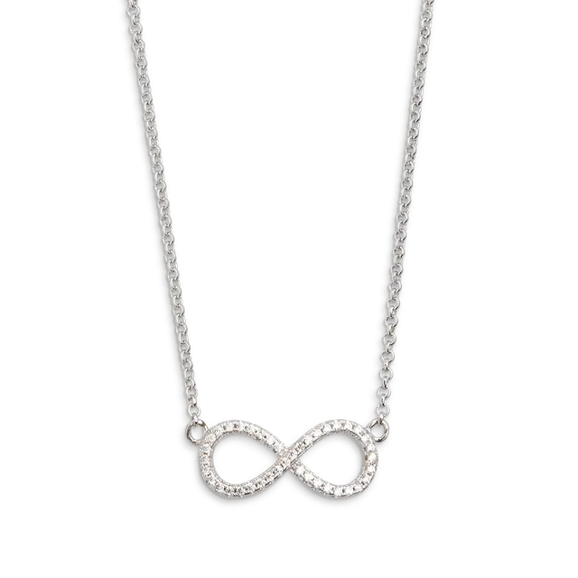 xenox-infinity-halskette-xs2765-925-sterlingsilber-rhodiniert-zirkonia image 1